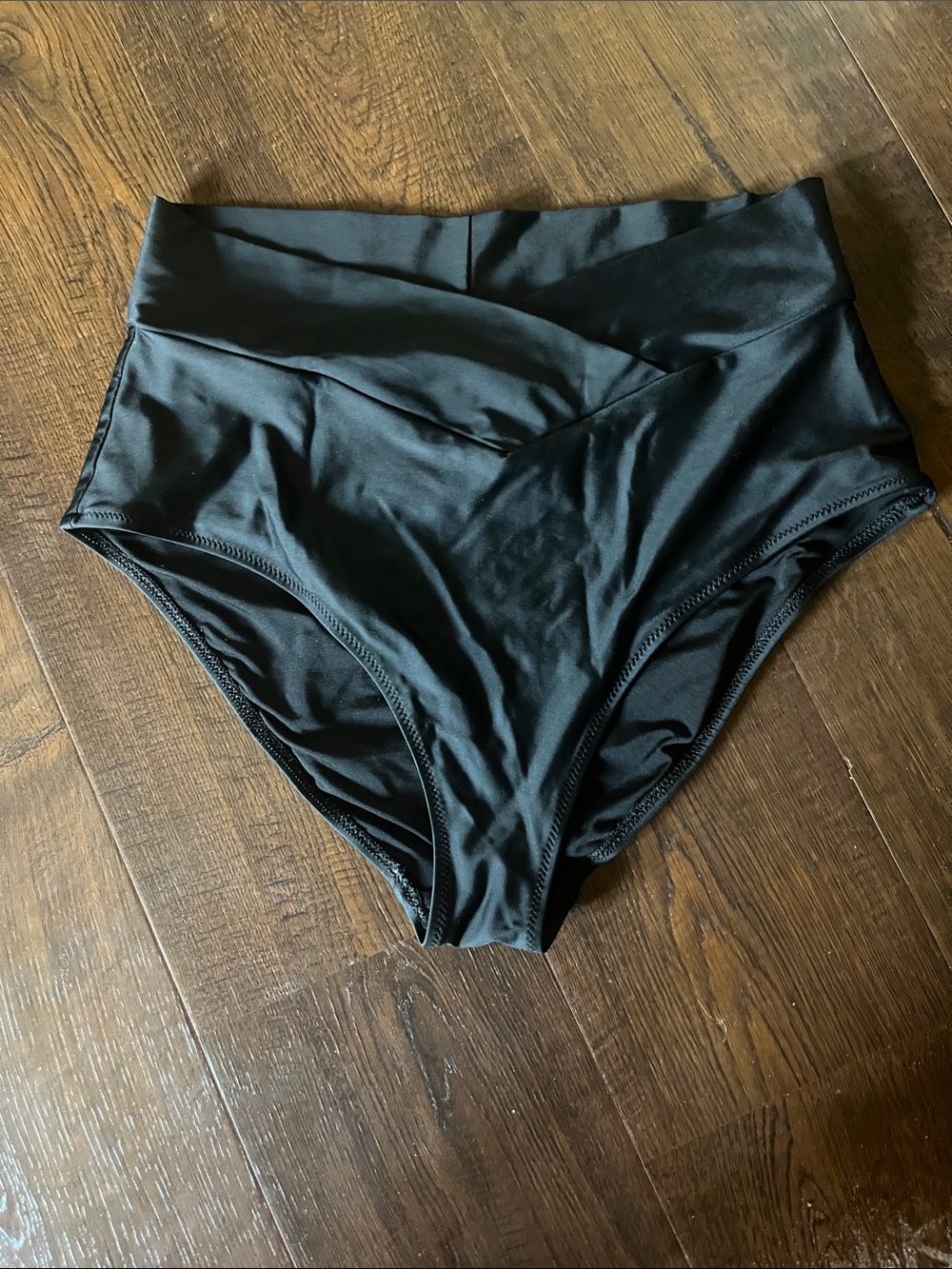 Aerie High Waist Black Bikini Bottoms
